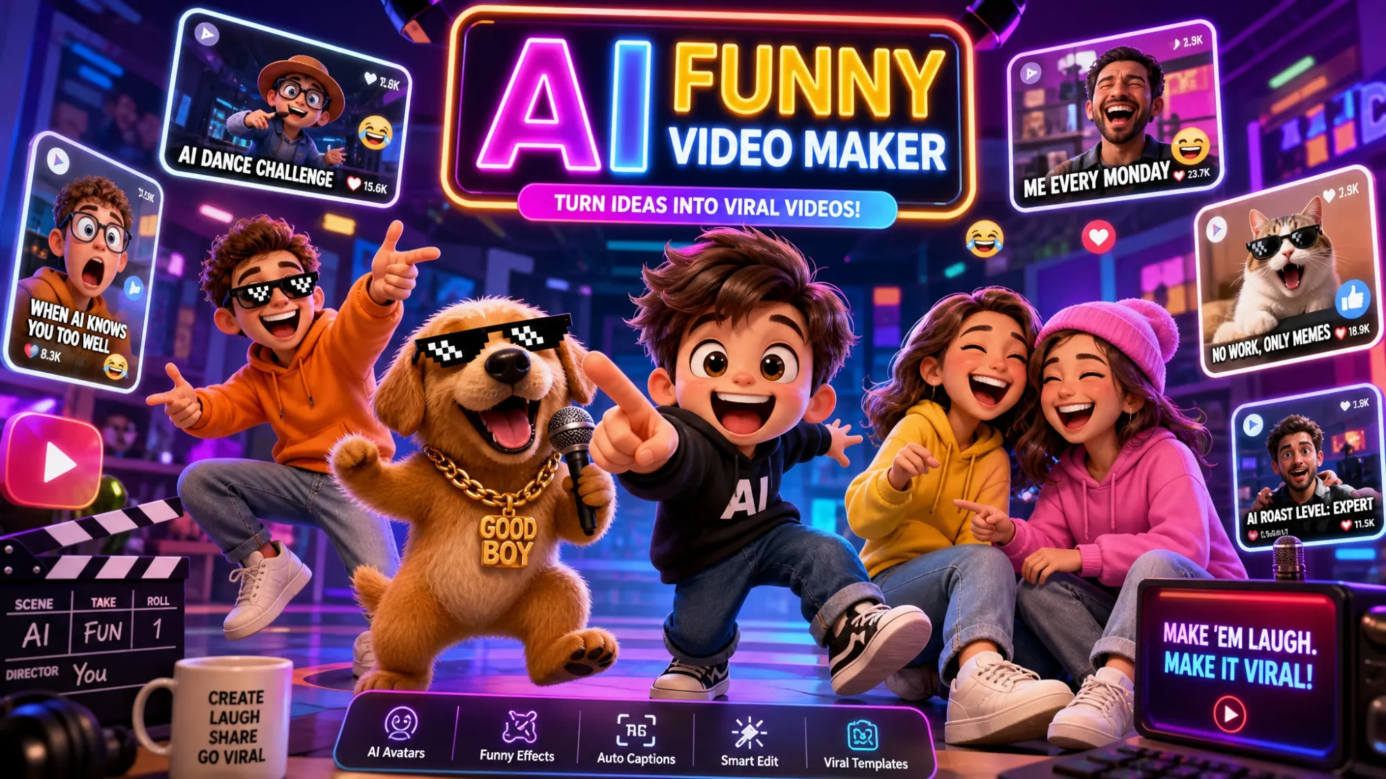 AI Funny Video Generator