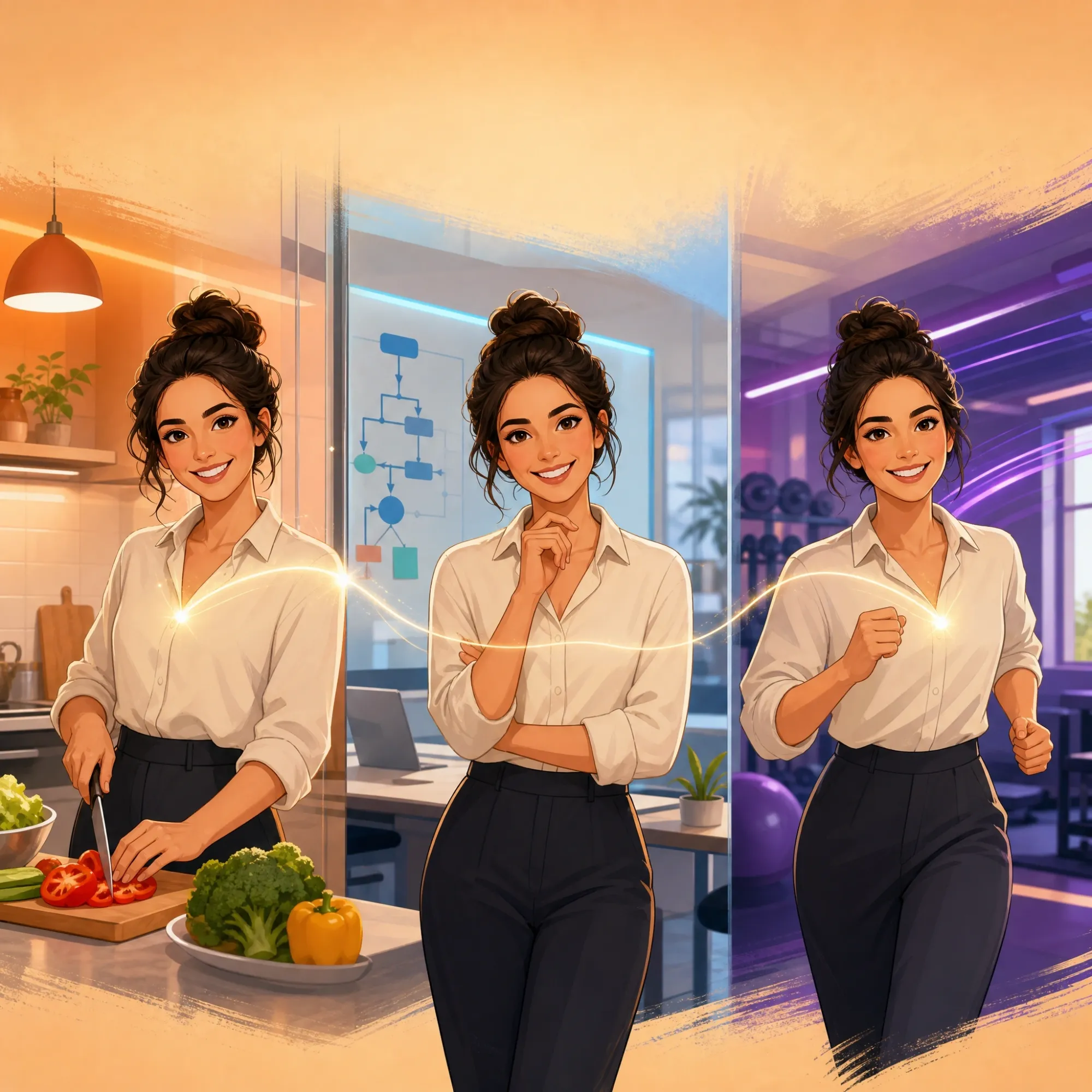 Consistent tutorial presenter character