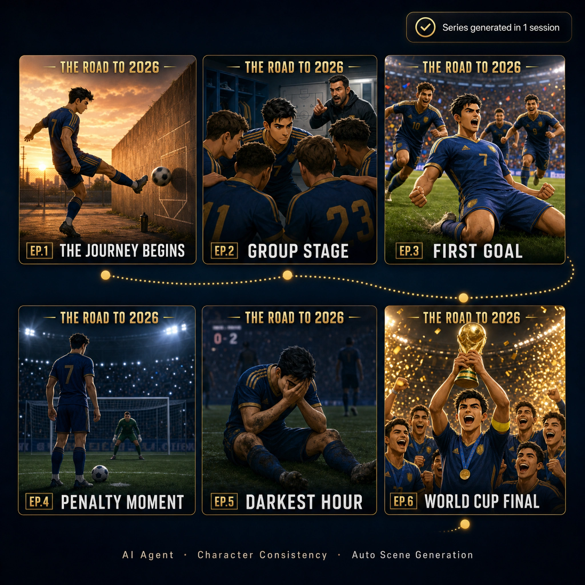 World Cup AI Story Animation